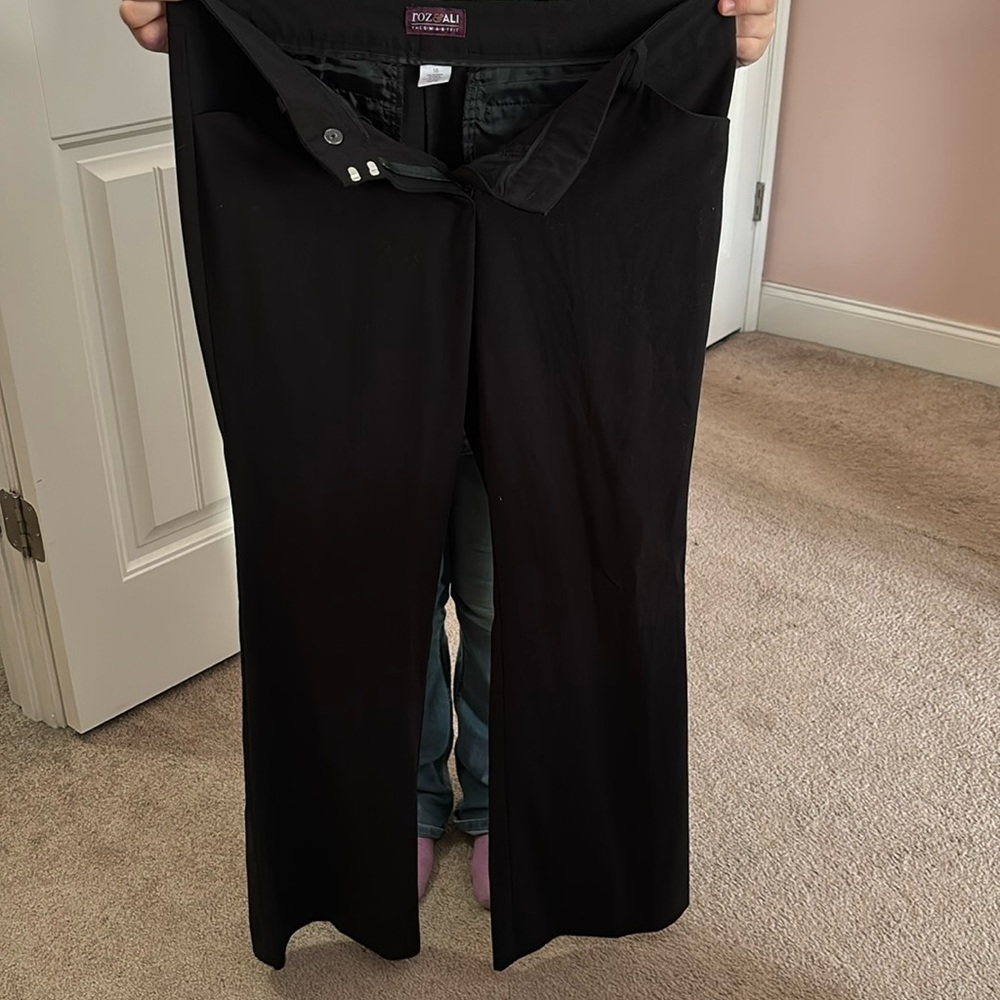 Black slacks
